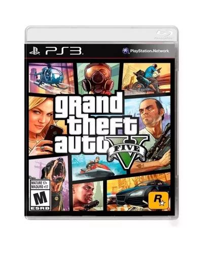 Grand Theft Auto V Standard Edition Rockstar Games PS3 Físico | Parcelamento sem juros