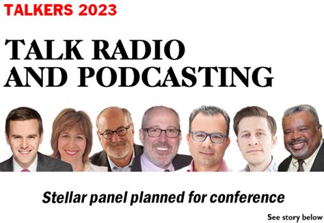 “Talk Radio and Podcasting” Panel Set for TALKERS 2023 | TALKERS magazine