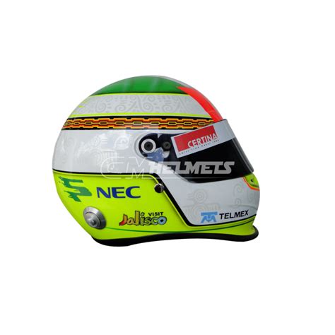 SERGIO PEREZ 2012 F1 REPLICA HELMET FULL SIZE - CM Helmets