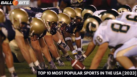 Top 10 Most Popular Sports In The USA [2024]