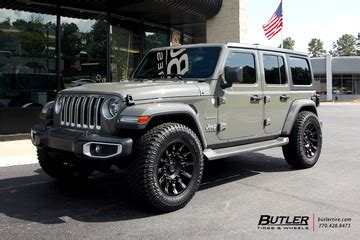 Jeep Wrangler with 20in Black Rhino Mission Wheels exclusively from Butler Tires and Wheels in ...