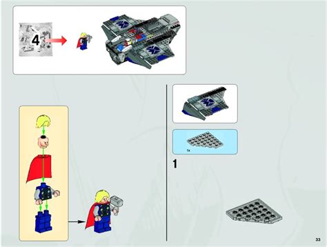 LEGO 6869 Quinjet Aerial Battle Instructions, Marvel Super Heroes