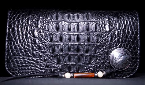 Free Crocodile Leather Biker Wallet Pattern