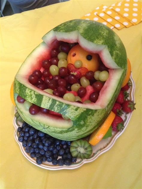 Fruit platter for baby shower | Fruit platter, Fruit, Platters