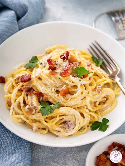 Spaghetti Carbonara Recipe - Belly Full