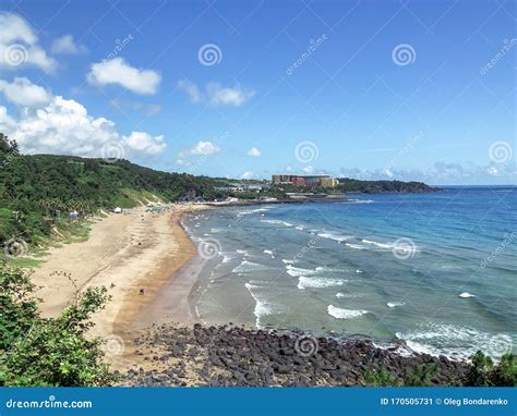 View To Jungmun Beach on Jeju Island. South Korea Stock Image - Image ...