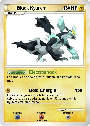 Pokémon Black Kyurem 731 731 - Electroshock - My Pokemon Card