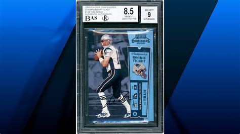 Tom Brady rookie card skyrockets in auction | ABC6