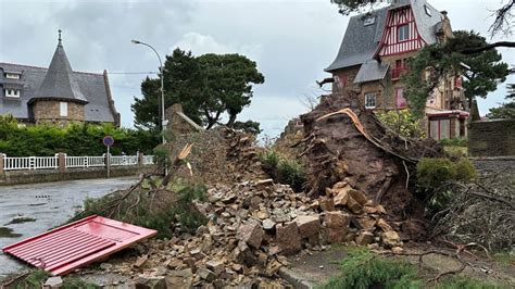 Storm Ciaran: Debris sent flying by 104mph wind in Jersey | UK News | Sky News