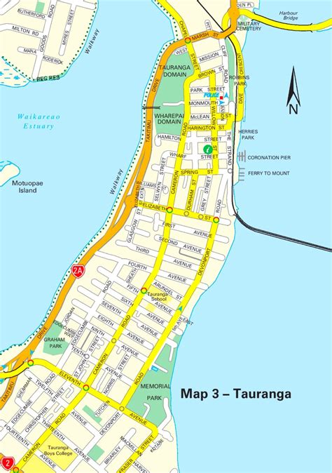 Central Tauranga Map - Ontheworldmap.com