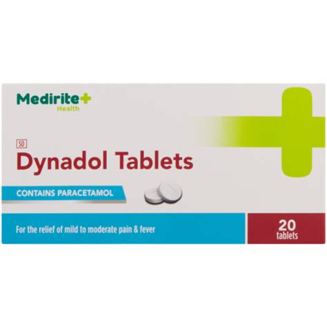 Medirite Dynadol Pain Relief Tablets 20 Pack | Pain Relief | Medicine | Health & Beauty ...