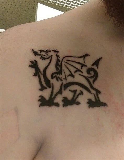 Got a Welsh dragon as a first tattoo. Lucas Varner, Gaia Tattoo ...