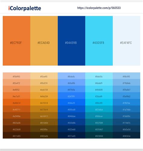 15 Blue Color Palette Inspirations With Names Hex Codes!, 42% OFF