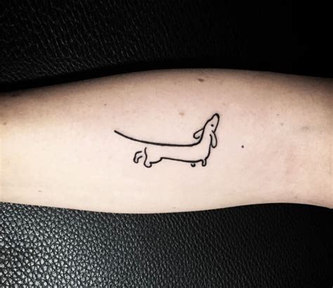 Dachshund tattoo by Kafka Tattoo | Post 29549