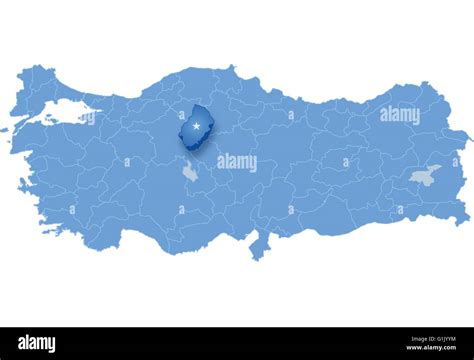 Map of kirikkale hi-res stock photography and images - Alamy