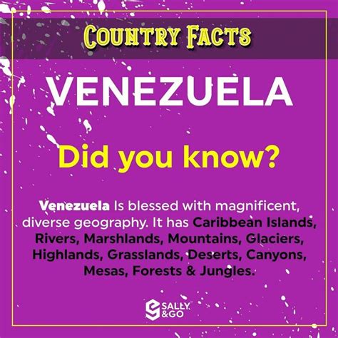 Country Facts - Venezuela (🇻🇪) #visitvenezuela ☑️ Like ☑️ Share ☑️ ...