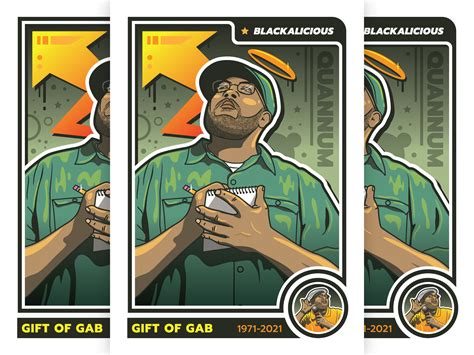 Gift Of Gab Trading Card Artwork by MSG317 on Dribbble