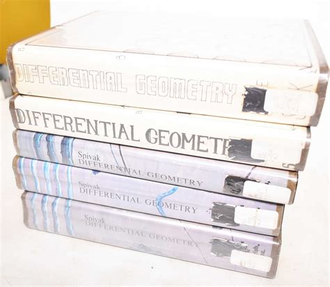 A Comprehensive Introduction To Differential Geometry Five Volumes ...