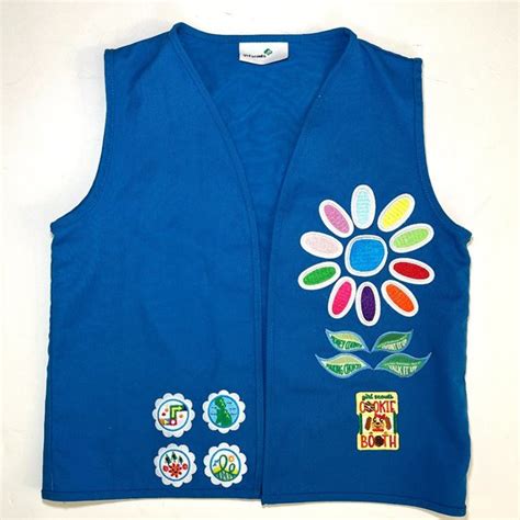 girl scout | Shirts & Tops | Girl Scout Daisy Official Uniform Vest ...