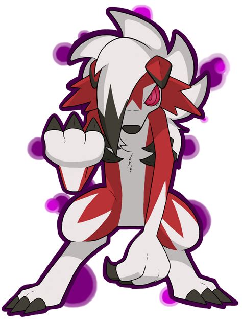 Lycanroc - Midnight Form by TheWinterColt on DeviantArt