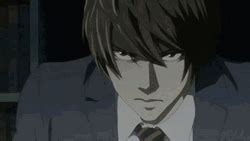 Light Yagami Laugh Gif