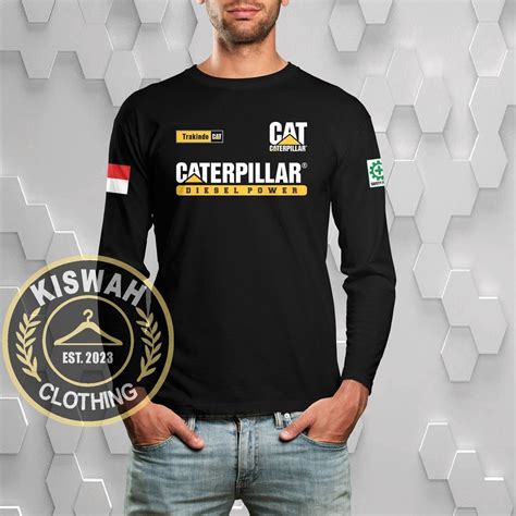 เสื ้ อยืด Caterpillar Diesel Power Trakindo CAT Heavy Equipment Operator v2 เสื ้ อแขนยาว ...