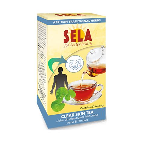 Sela Clear Skin Tea 20 Tea Bags - Med365