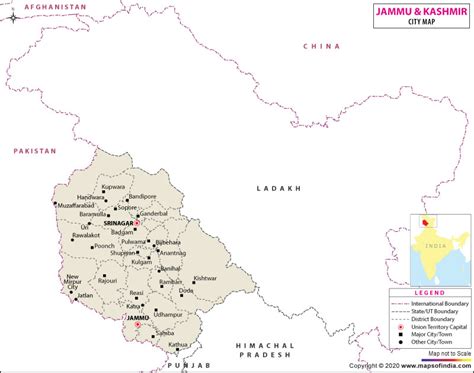 Jammu and Kashmir Map in 2022 | Jammu and kashmir, Jammu, Kashmir