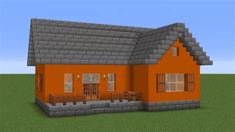 Minecraft - How to build a concrete house - YouTube