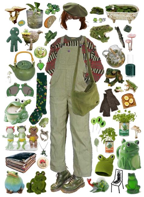 frog boy outfit ideas | #goblincore #cottagecore #frog #natural Aesthetic Fashion, Aesthetic ...