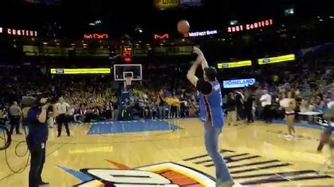 Thunder fan hits half-court shot, wins $20,000 | NBA | Sporting News