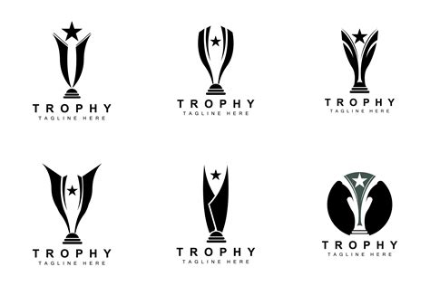 Trophy Logo Design, Award Winner Graphic by AR Graphic · Creative Fabrica