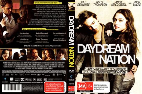 Daydream Nation (2010) WS R4 - Movie DVD - CD Label, DVD Cover, Front Cover