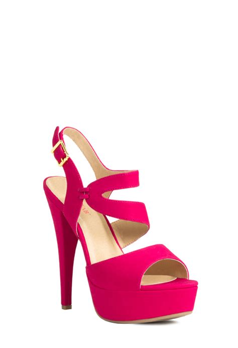 Caterina in Fuschia - Get great deals at JustFab