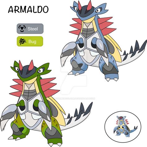 Armaldo - Bug : Steel by pokemonColour on DeviantArt