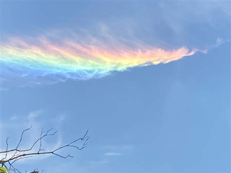 Cleveland rainbow cloud