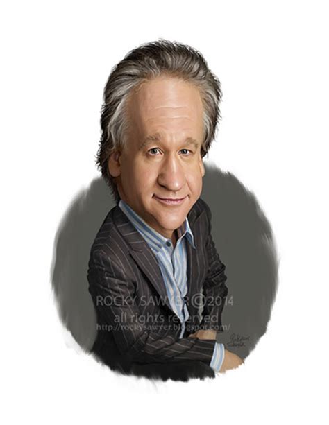 Bill Maher By rocksaw | Famous People Cartoon | TOONPOOL