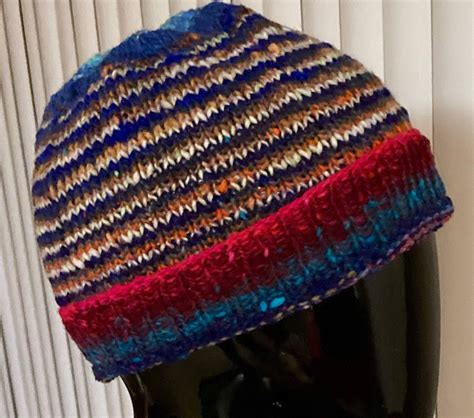 Grandpa Striped Hat - DoublePointed Designs