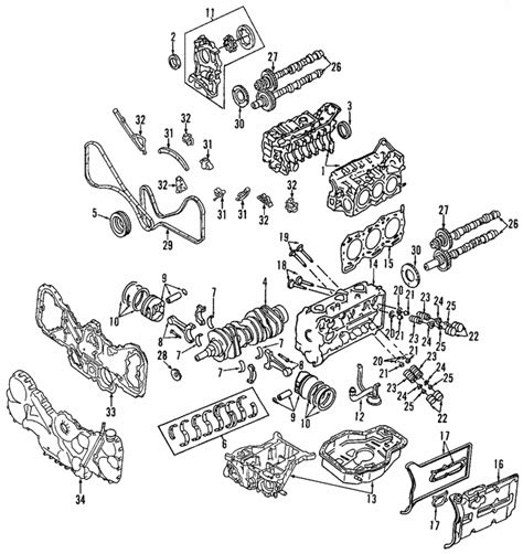 1999 Subaru Outback Engine Parts Diagram