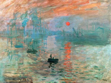 Impression, Sunrise - Claude Monet | Reproductions of famous paintings ...