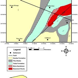 Topographic map of the study area showing groundwater sampling points. | Download Scientific Diagram