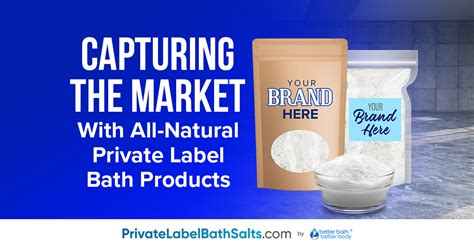 Capturing The Market With All-Natural Private Label Bath Products