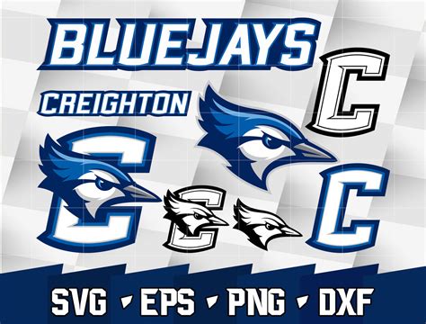 Bundle Logo Creighton Bluejays svg eps dxf png file – lasoniansvg