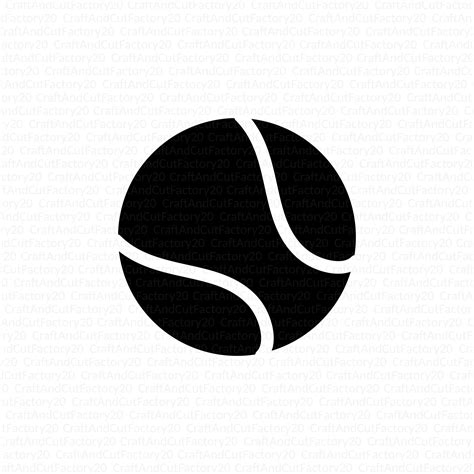 Tennis Ball Svg. File for Cricut and Silhouette, Tennis Svg, Sports ...