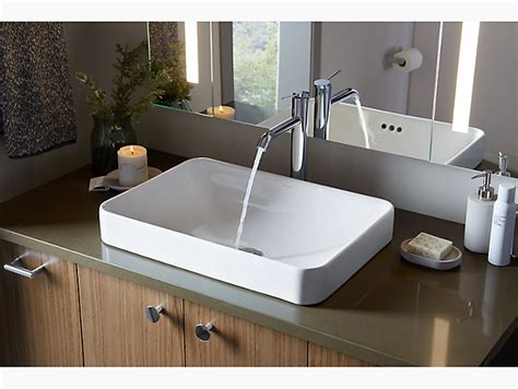 K-5373 | Vox Rectangle Vessel Bathroom Sink | KOHLER | Sink, White ...