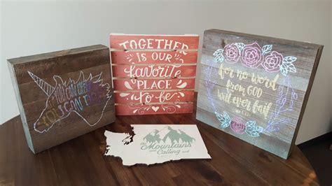 Make Your Own Painted Wood Signs! Here's How! | Pro & Hobby Cutters - USCutter Blog