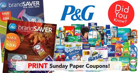 Print P&G Everyday Coupons (Printable Coupon) | FreeBFinder.com