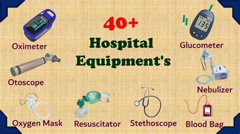 Hospital Basic Equipment's | 40 + Medical Equipment's | Hospital ...