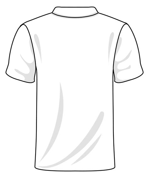 Premium Vector | Tshirt design template back view Male apparel