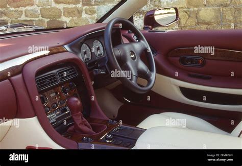 Aston Martin DB7 interior 1994 Stock Photo - Alamy